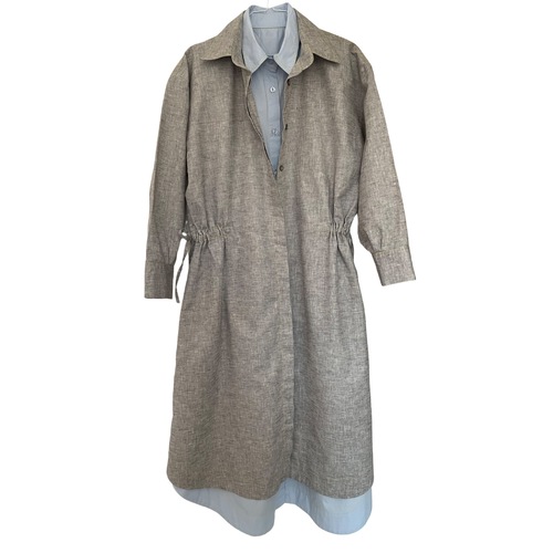 linen long shirt - مقاس فري سايز ( M,L ) الطول : ٤٦ انش طول الكم : ٢٢ انش الصدر ٤٢ انش الحوض : ٥٠ انش