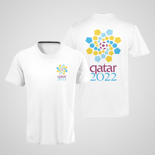 white qatar t-shirt