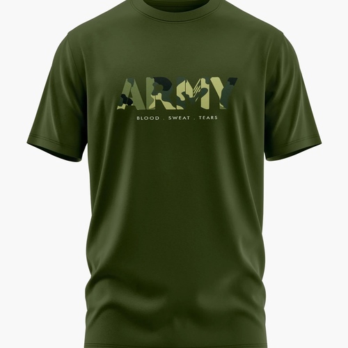 army oil t-shirt