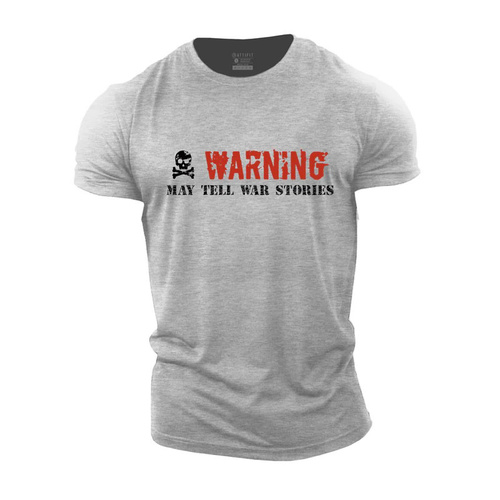 WARNING GREY T-shirt