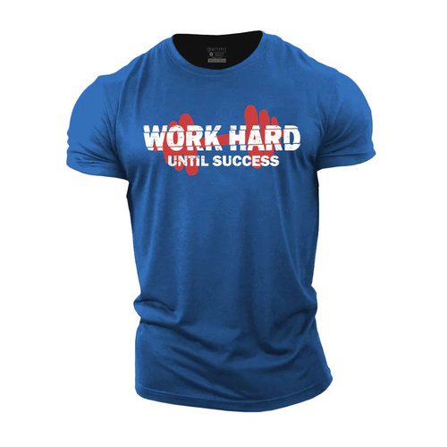 WORK HARD BLUE T-shirt