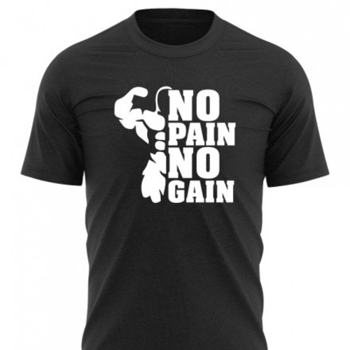 NO PAIN NO GAIN BALCK