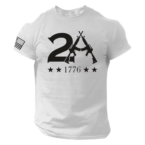 white t-shirt 1776