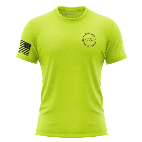 green t-shirt