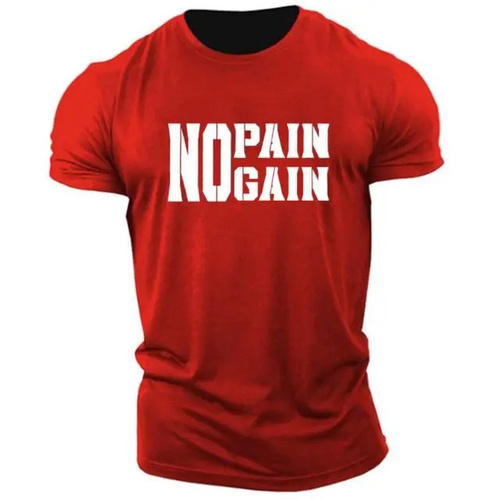 RED NO PAIN NO GAIN