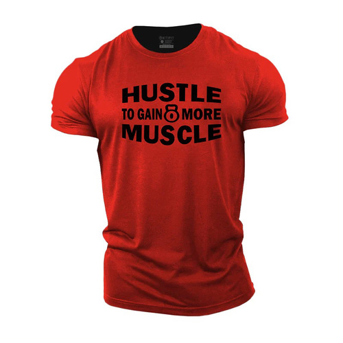 red t-shirt hustle