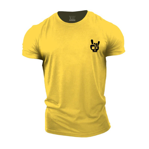 yellow t-shirt