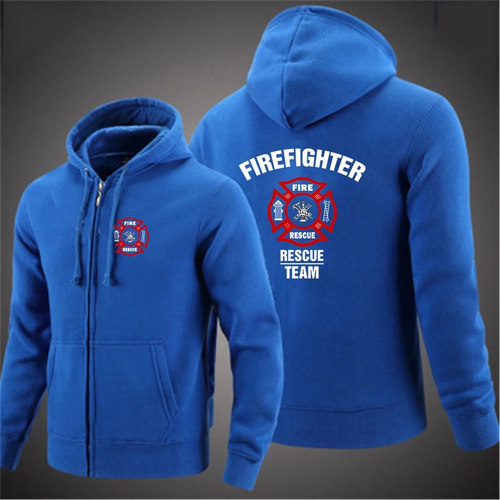 Gym Shop  - hoodie blue Fire