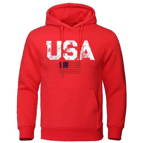 Gym Shop  - red usa hoodie