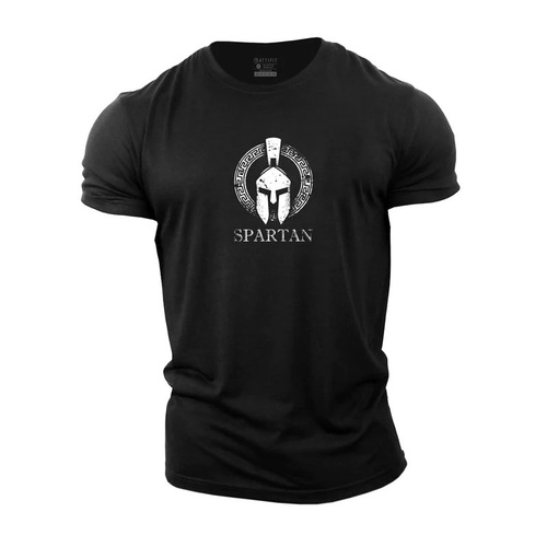 spartan t-shirt black