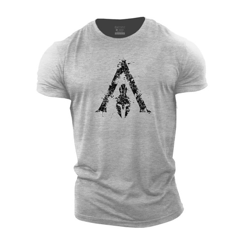 grey spartan t-shirt