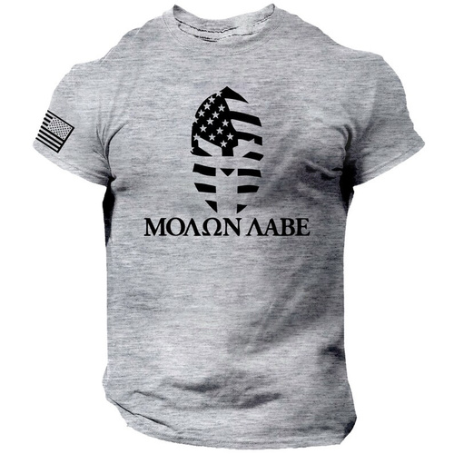 grey spartan t-shirt