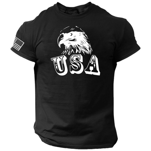 black t-shirt usa