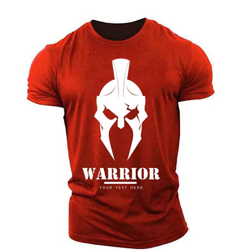 red spartan t-shirt