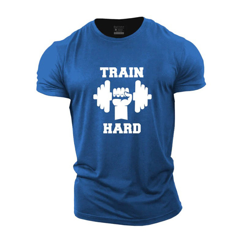 Gym Shop  - train hard t-shirt