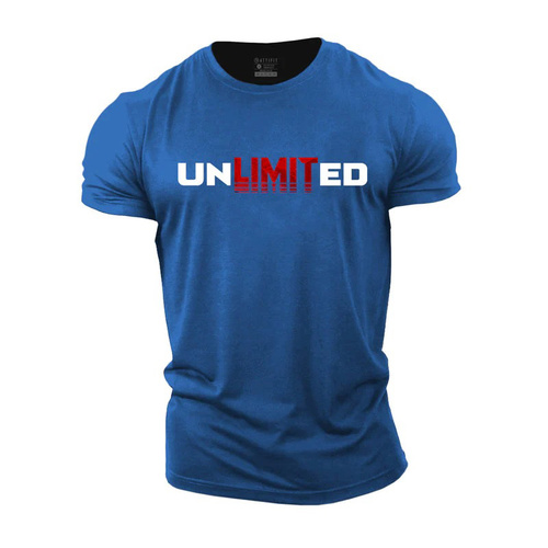 Gym Shop  - blue t-shirt