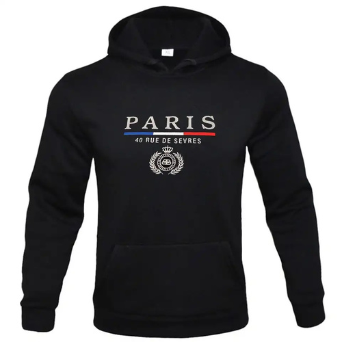 PARIS HOODIE BLACK