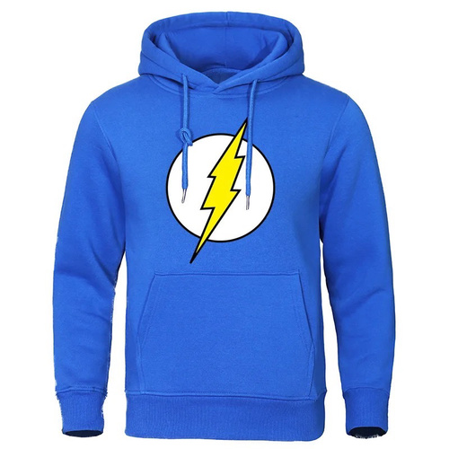 blue hoodie