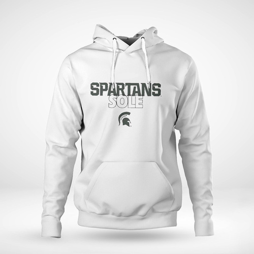 white hoodie spartan