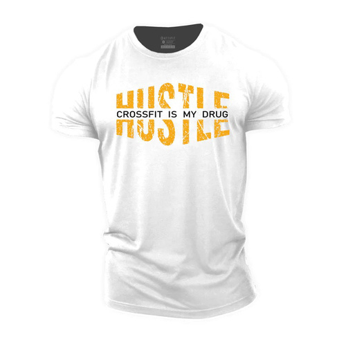 white t-shirt hustle