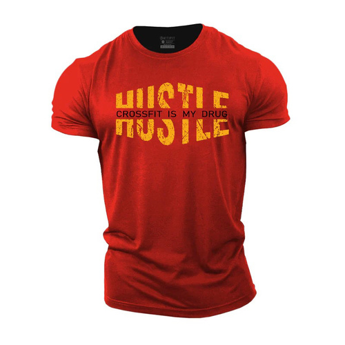 red t-shirt hustle