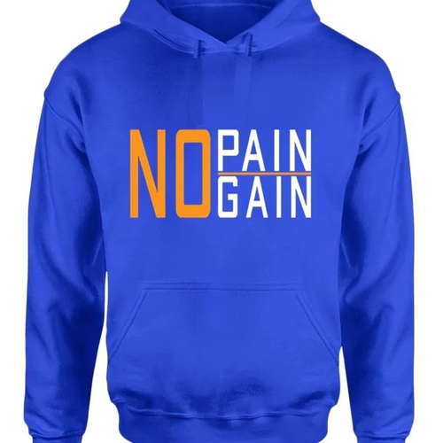 Gym Shop  - BLUE HOODIE NO PAIN