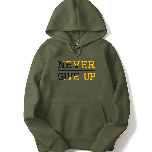 HOODIE NEVER GIVE UP OIL