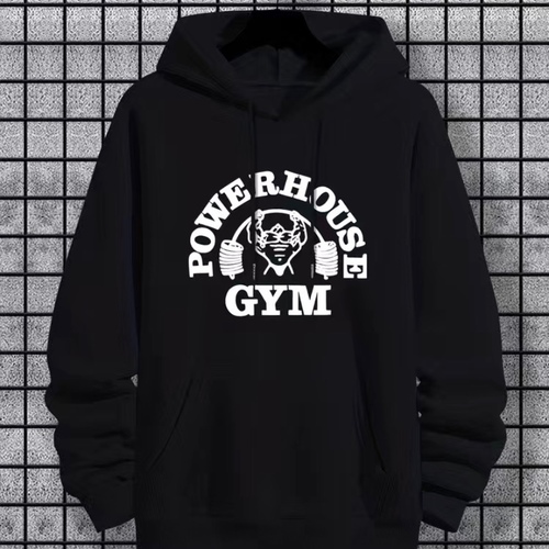 POWER HOUSE HOODIE BLACK