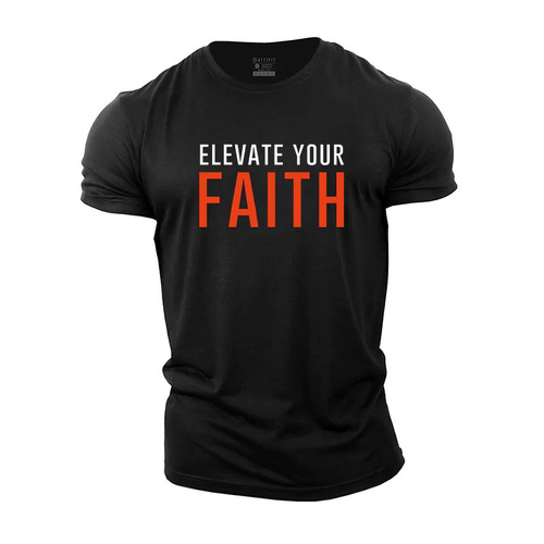 BALCK T-SHIRT   FAITH