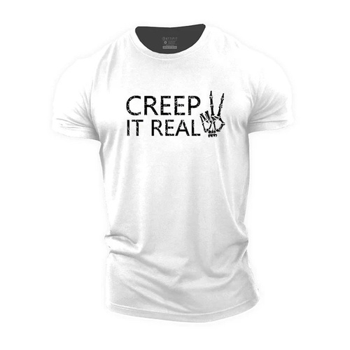 Gym Shop  - CREEP IT REAL WHITE