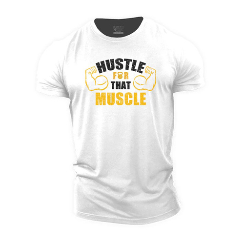 HUSTLE MUSCLE WHITE