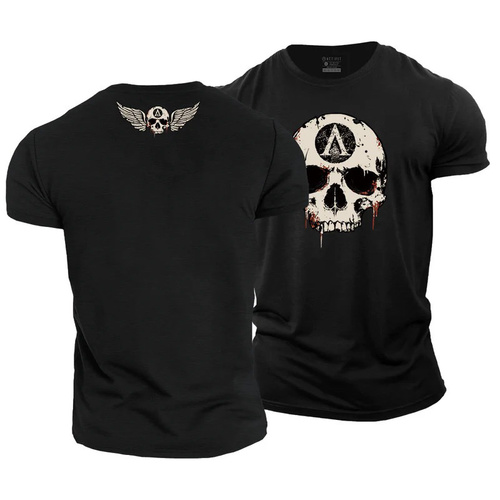 black t- shirt skull