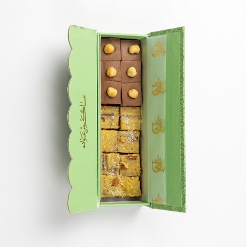 ميني مكس جوكلت كيوبز و قولدن - ٦ حبات قولدن&nbsp; ٨ حبات جوكلت كيوبز