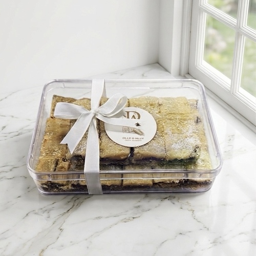 جوكلت كيوبز صغير بوكس شفاف - ٣٥ حبه جوكلت كيوبز في بوكس شفاف