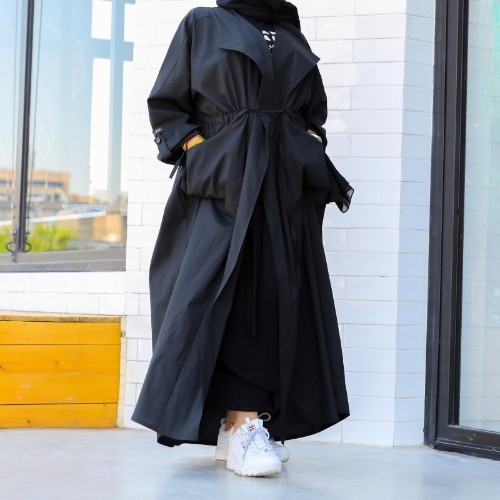 6 - Free size, but we need the length of the abaya

raw type : Zara