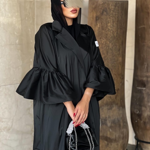 3 - Free size, but we need the length of the abaya

raw type : Tafteh