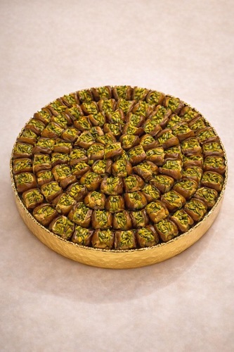 Gold shini big plate Sukary 2 kilo - قطر الماعون ٣٦ سم