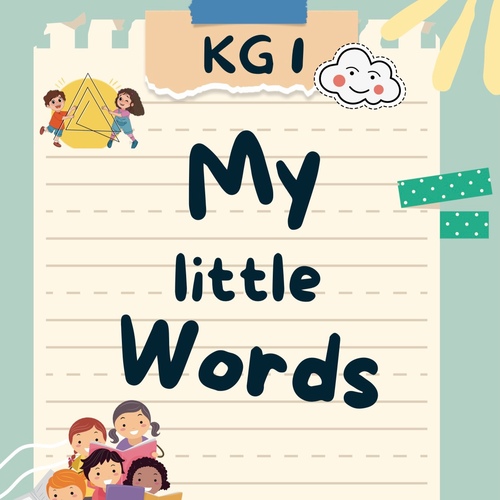 كتاب my little words KG1 - حجم الألبوم : A5 
يحتوي الكتاب على : 
- كلمات كل الخبرات لرياض الاطفال المستوى الاول  
- يحتوي على صور الكلمات  - يحتوي على حرف الكلمة