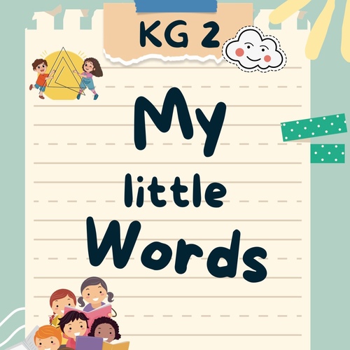 كتاب my little words KG2 - حجم الألبوم : A5 
يحتوي الكتاب على :  
- كلمات كل الخبرات لرياض الاطفال المستوى الثاني  
- يحتوي على صور الكلمات 
- يحتوي على حرف الكلمة