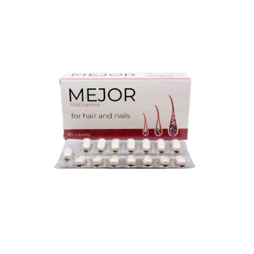 Clear Pharmacy - Mejor 60 Tablets - food supplement supports people suffering from weak nails and hair loss since it contains essential vitamins help to have a healthy life style