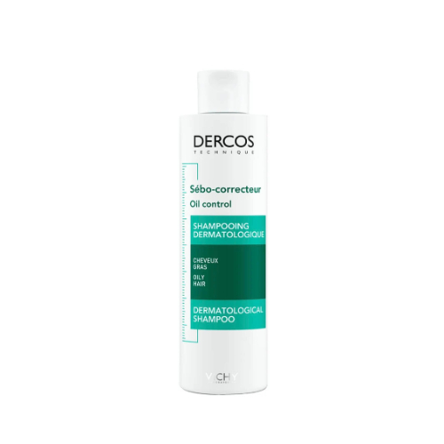 Clear Pharmacy - VICHY DERCOS OIL CONTROL SHAMPOO 200ML - combat over-active sebum production and scalp discomfort