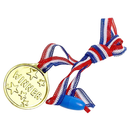 Plastic winner medal