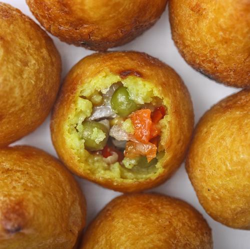 Frozen Potato kubba with vegetables