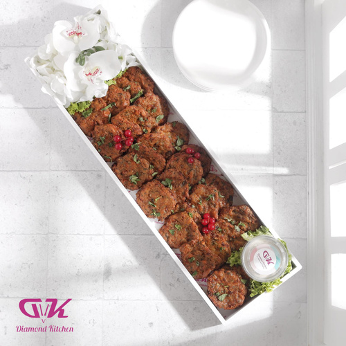 vege kabab small tray - medium tray