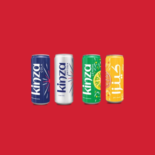 Kinza Soft Drinks - Choose Saudi Kenza drink [Kenza Cola - Kenza Diet Coke - Kenza Lemon - Kenza Orange]