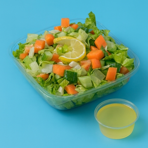 Green Salad - Traditional green salad made with fresh vegetables and special dressing