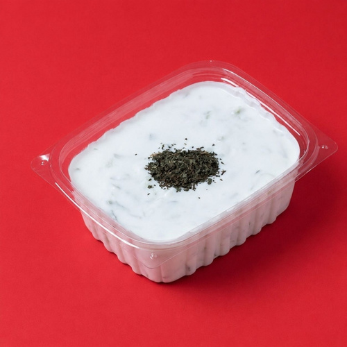 Yogurt & Cucumber Salad - Delicious yogurt and cucumber salad made with chopped cucumber, yogurt, and dried mint