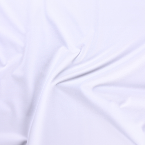 Full Roll Price - White Color - Chinese - 100% Polyester - Formal Super Bright Fabric - Chinese Half Formal White