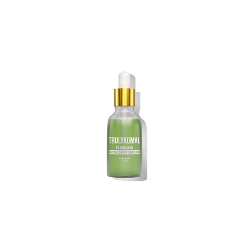 Flawless Acne Spot Serum - Apply on active acne to get rid of pimples. It  balances the sebum production of the skin, removes acne marks and spots from the skin and makes it clear. Infused with:With Aloe Vera, it acts as a protective layer on the skin, keeping it moisturized while reducing acne.It contains antioxidants that protects the skin from sun damage, and fights damage from free radicals.With Salicylic acid, it reduces pimples and speeds the skin's healing process.With Hyaluronic acid, it hydrates the skin and reduces wrinkles