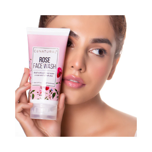 Rose face wash-60ml - A gentle facial cleanser made with soothing rosewater that nourishes and revitalizes skin for a healthier-looking complexion.